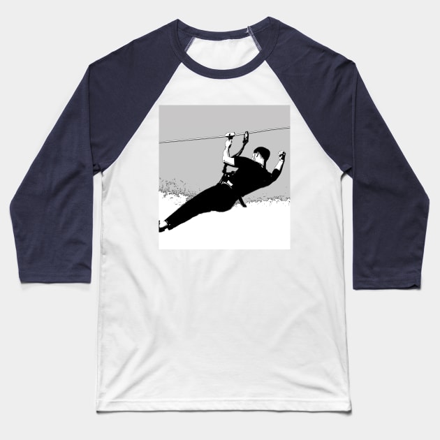 I Survived! - Zipliner Rider Baseball T-Shirt by Highseller